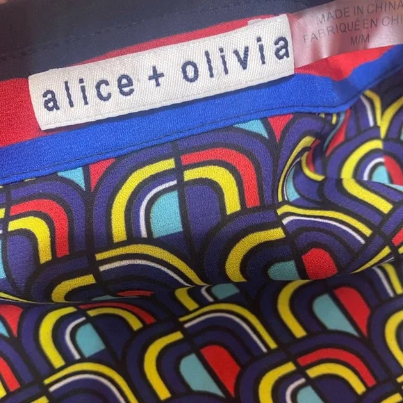 🔸SOLD🔸 NWOT Alice + Olivia ‘Conner’ handkerchief shirt dress sz M - Picture 13 of 13